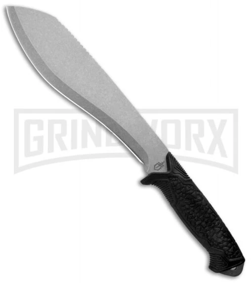 Gerber Versafix 14" Black GFN Machete Fixed Blade Knife - Stonewash Plain -AKC Knife Shop Gerber Versafix 14in Machete Black SW 31 003473 BHQ 94218 jr large