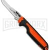 Gerber Vital Orange GFN Fixed Blade Knife - Satin Plain -AKC Knife Shop Gerber Vital Fixed Blade Orange GFN Satin 31 003006 BHQ 53930 jr large