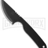 Jason Perry Blade Works The Little Neck Knife Black Fixed Blade - Black Plain -AKC Knife Shop Jason Perry Blade Works The Little Neck Knife Black BHQ 167522 jr large