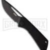 Kubey Thalia Black G-10 Liner Lock Knife - Black Plain -AKC Knife Shop Kubey Thalia Front Flipper Black BHQ 179170 td large