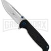 M-Tech USA FDR012 Black G-10 Folding Knife - Satin Plain -AKC Knife Shop M Tech USA Black G 10 Satin MTE FDR012 BK BP 27051 jr large