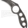 MARSER Jager Jag-7 Fixed Blade Neck Knife - Black Stonewash Plain -AKC Knife Shop MARSER Jager Jag 7 Neck knife black sw BHQ 57432 er large