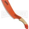 Marble's Parang Wood Fixed Blade Knife - Orange Plain -AKC Knife Shop Marbles Parang Wood orange plain BHQ 57427 er large