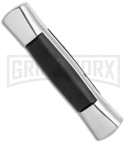 AKC 007 Concord Black OTF Automatic Knife Gray/Black - Spear Point Satin -AKC Knife Shop Minion Concord Polish Black OTF Auto Flat Satin Plain GX 35509 jr side large