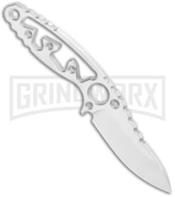 Nemesis Afterburner Neck Knife - Satin Plain -AKC Knife Shop Nemesis Afterburner Knife Fixed Blade Satin NK 16 BHQ 122075 jr spine large