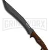 Outdoor Edge Brush Demon Survival Brown Zytel Fixed Blade Knife - Black Plain -AKC Knife Shop Outdoor Edge Brush Demon Survival Brown Zytel Black plain BHQ 59132 er large