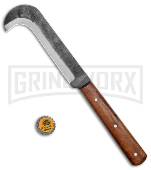 Pakistan Machete Brown Fixed Blade Knife - Bill Hook Two Tone Plain -AKC Knife Shop Pakistan Bill Hook Machete BHQ 101491 jr bottlecap large