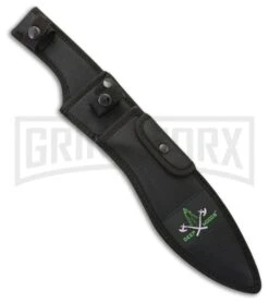 Renegade Tactical Steel Deep Woods Cobra 2-Piece Machete Set Black ABS - Black -AKC Knife Shop Renegade Tactical Steel Deep Woods Cobra 2 piece machete set black abs black BHQ 61543 er sheath large