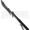 Renegade Tactical Steel Reaper Machete (27.375") Black GFN - Black Plain -AKC Knife Shop Renegade Tactical Steel Reaper Machete black GFN black plain BHQ 61530 er large