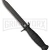 Rite Edge Armed Military Black Nylon Fixed Blade Knife - Black Plain -AKC Knife Shop Rite Edge Armed Military Black Nylon Black Plain BHQ 56972 er large