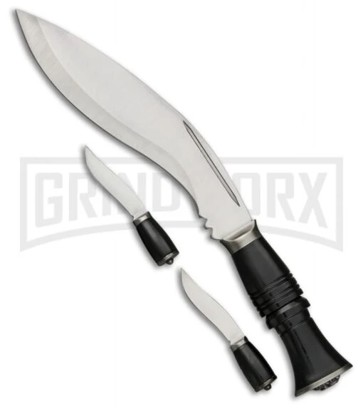 Rite Edge Gurkha Service Kukri Black/Composite Knife Satin -AKC Knife Shop Rite Edge Gurkha Service Kukri satin BHQ 43222 er large