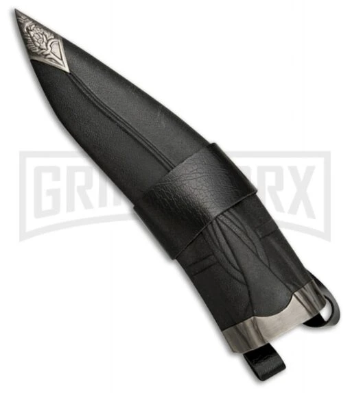 Rite Edge Gurkha Service Kukri Black/Composite Knife Satin -AKC Knife Shop Rite Edge Gurkha Service Kukri satin BHQ 43222 er sheath large