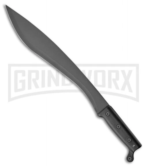 Rite-Edge Thicket Black Polymer Kukri Machete - Black Plain -AKC Knife Shop Rite Edge Thicket Kukri Machete Black BP 20609 jr large