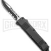 Switchblade Systems Ultro Black D/A OTF Automatic Knife - Black Serr -AKC Knife Shop Rumble Black DA OTF Auto Black Serr GX 36978 jr large