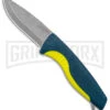 SOG Aegis FX Indigo Blue/Acid Yellow GRN Fixed Blade Knife - Stonewash Plain -AKC Knife Shop SOG Aegis Fx Indigo Acid Yellow BHQ 145912 jr large