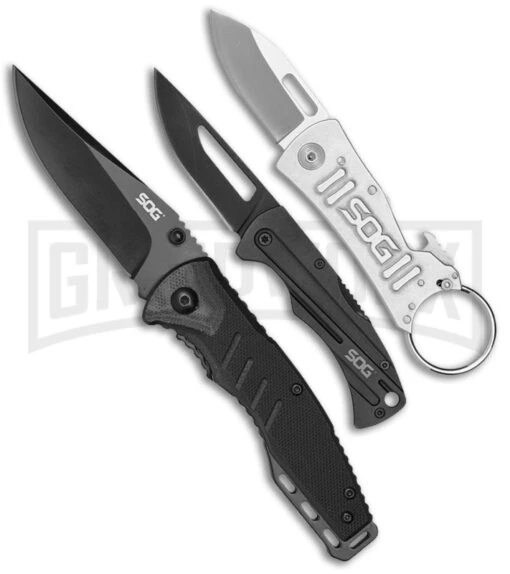 SOG Professional 3.1 Pocket Knife Kit - 3 In 1 -AKC Knife Shop SOG Professional 3.1 Kit BHQ 101817 jr large