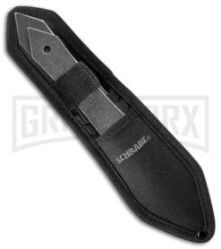 Schrade 10" Throwing Knife - Set Of 3 -AKC Knife Shop Schrade 3 piece 10in throwing set sheath black sw SCTK3CP BHQ 62108 er side large