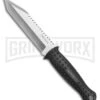 Schrade Imperial Quick Slice Black Aluminum Fixed Blade Knife - Satin Plain -AKC Knife Shop Schrade Imperial Quick Slice Aluminum Satin GX 31038 jr large