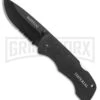 Schrade Imperial Slick Slope Black Aluminum Lockback Knife - Black Serr -AKC Knife Shop Schrade Imperial Slick Slope LB Black Black GX 31032 jr large