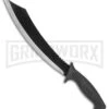 Schrade SCMACH1CP Black Mach1 Machete Fixed Blade - Black Plain -AKC Knife Shop Schrade Mach1 Machete black SCMACH1CP BHQ 62065 er large