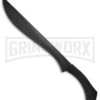 Schrade SCHMBS Priscilla Makhaira Black Bush Sword - Black Plain -AKC Knife Shop Schrade Priscilla Makhaira Bush Sword Blk Blk SCHMBSCP BHQ 67509 jr large