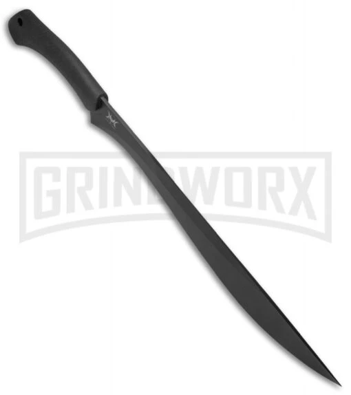 Schrade SCHMBS Priscilla Makhaira Black Bush Sword - Black Plain -AKC Knife Shop Schrade Priscilla Makhaira Bush Sword Blk Blk SCHMBSCP BHQ 67509 jr spine large