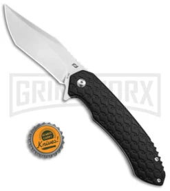 Schrade Scramble Black Aluminum Liner Lock Knife - Satin Plain -AKC Knife Shop Schrade Scramble LLK Black Aluminum 3in Satin BHQ 140097 td size large