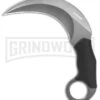 Schrade Shasta Mc'Nasty Fixed Blade Karambit Knife - Gray Plain -AKC Knife Shop Schrade Shasta McNasty karambit gray BHQ 61894 jr large