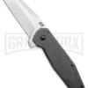 Schrade Slyte Frame Lock Knife Black Stainless Steel - Satin Plain -AKC Knife Shop Schrade Slyte FL Black SS Satin BHQ 140060 jr large