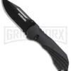 Schrade SCH510 Black Sure-Lock Folding Knife - Black Plain -AKC Knife Shop Schrade Sure Lock Black Black SCH510 BHQ 68076 jr large