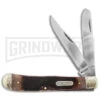 Schrade 950TB Old Timer Trapper Pocket Knife - Mirror Plain -AKC Knife Shop Schrade Trapper Satin BHQ 61990 jr large