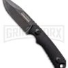 Tac-Force Modern Evolution Black G-10 Fixed Blade Knife - Black Stonewash Plain -AKC Knife Shop Tac Force Modern Evolution Black G10 black SW plain BHQ 77104 er large