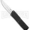 Thunder Black D/A OTF Automatic Knife - Satin Plain -AKC Knife Shop Thunder Black DA OTF Auto Satin GX 34185 jr large