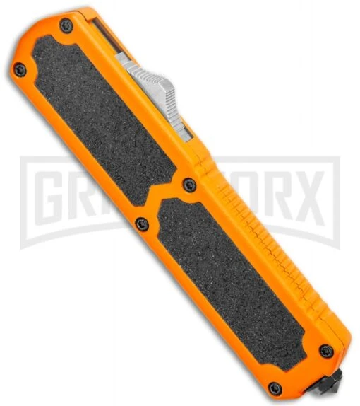 Titan Orange D/A OTF Automatic Knife - Satin Dagger Serr -AKC Knife Shop Titan DA OTF Orange Auto Satin Dagger Serr GX 36413 jr spine large