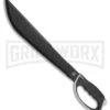 United Cutlery Colombian Ahoy Survival Fixed Blade Knife - Black Plain -AKC Knife Shop United Cutlery Colombian Ahoy Survival black BHQ 81413 er large