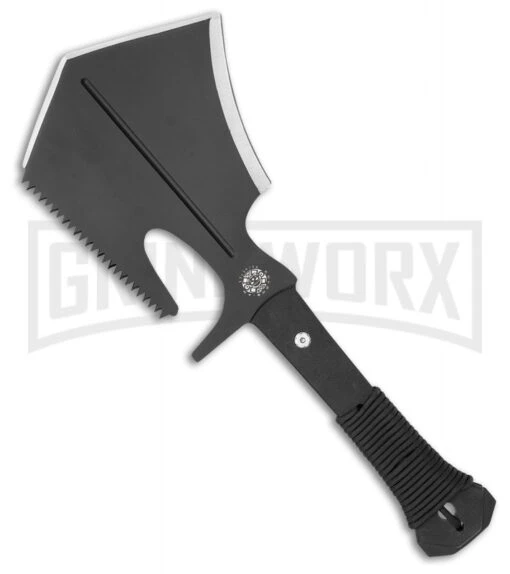 United Cutlery Field Survival Tool Black G-10 Shovel/Saw/Axe -AKC Knife Shop United Cutlery Field Survival Tool Black G10 Shovel Saw Axe BHQ 67283 er large