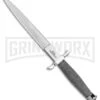 United Cutlery Gil Hibben Silver Shadow I Fixed Blade Knife - Satin Plain -AKC Knife Shop United Cutlery Gil Hibben Silver Shadow II Fixed Blade Satin GH0441 GX 13847 jr large