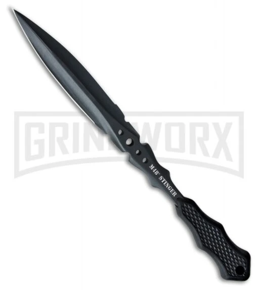 United Cutlery M48 Stinger Black Dagger Fixed Blade Knife - Black Plain -AKC Knife Shop United Cutlery M48 Stinger Black Dagger Black Plain BHQ 63999 er large