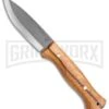 United Cutlery Bushmaster Explorer Wood Fixed Blade Knife - Gray Plain -AKC Knife Shop United cutlery bushmaster exporer wood BHQ 90213 jr large