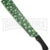 Z-Hunter 18" Green Skull Camo Machete Fixed Blade - Green Serr -AKC Knife Shop Z Hunter 18in Green Skull Camo Machette Green Serr ZB 157SC BP 19892 jr large