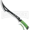 Z-Hunter Annihilator Green Machete - Two-Tone Serr -AKC Knife Shop Z Hunter Annihilator Machete Green TT BP 22676 jr large