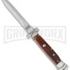 A.G.A. Campolin 9" Maltese Cross Stiletto Cocobolo Automatic Knife - Dagger -AKC Knife Shop aga 9in maltese coco dagger cm large