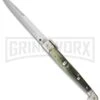 A.G.A. Campolin 9" Sicilian Brazilian Horn Picklock Automatic Knife - Bayonet -AKC Knife Shop aga sicilian braz pick cm large