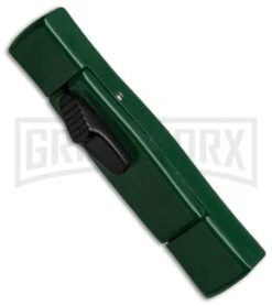 AKC Minion Concord Dark Green OTF Automatic Knife - Satin Plain -AKC Knife Shop akc 077 otf dark green satin bottom cm large