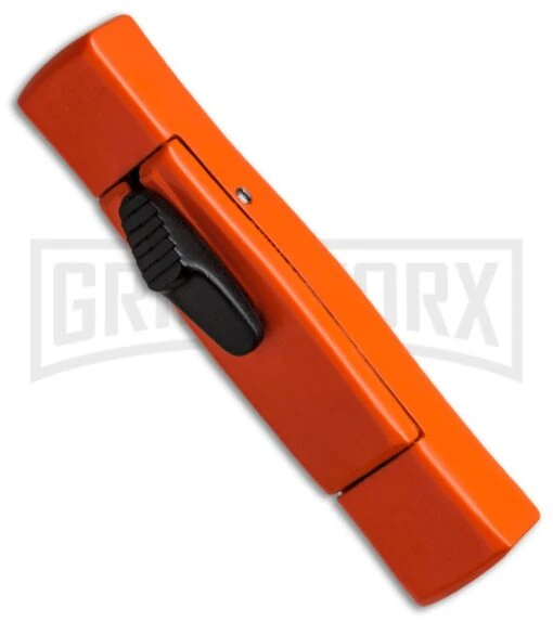 AKC Minion Concord Orange OTF Automatic Knife - Satin Plain -AKC Knife Shop akc minion otf orange satin bottom cm large