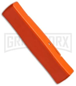 AKC Minion Concord Orange OTF Automatic Knife - Satin Plain -AKC Knife Shop akc minion otf orange satin side cm large