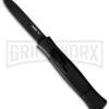 AKC 077 Concord Black OTF Automatic Knife - Black Plain -AKC Knife Shop akc otf 077 black flat black dl large