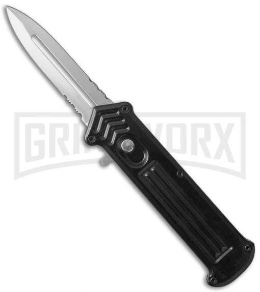 Black Arrow OTF Joker Automatic Knife Cupid Clone - Satin Serr -AKC Knife Shop arrow black fc 4111 cm large