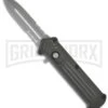 Gray Arrow OTF Joker Automatic Knife Cupid Clone - Bead Blast Serr -AKC Knife Shop arrow otf automatic knife gray large