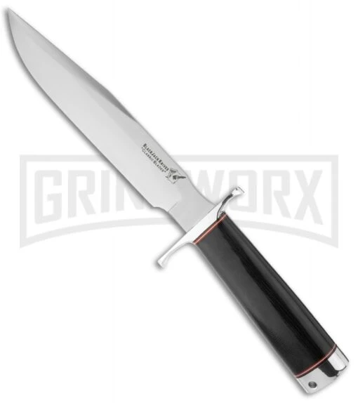 BlackJack Classic Model 7 Fixed Blade Knife - Satin Plain -AKC Knife Shop black jack knives fixed model 1 7 black canvas micarta bcb7bm large